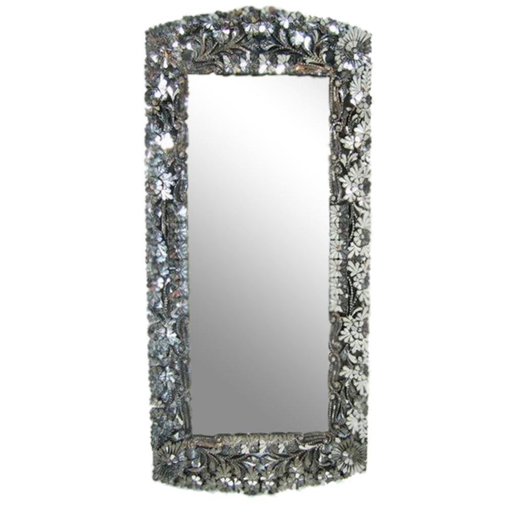 Floral HandCut Glass Mirror Chairish