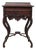 Victorian Walnut & Rosewood 2 Drawer Lift Top Sewing Stand C1890 For Sale