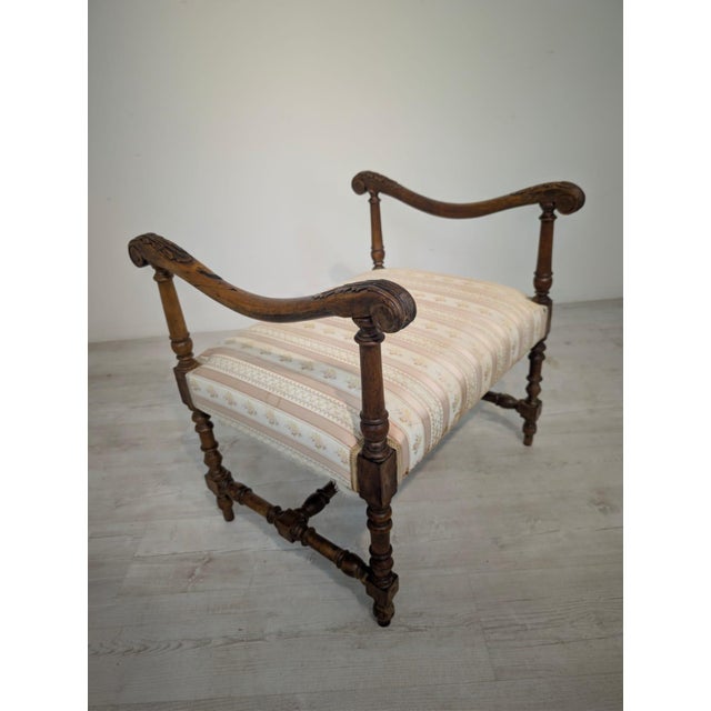 Wood 19th Century Louis XIV Style Ceremonial Piano Bench For Sale - Image 7 of 13