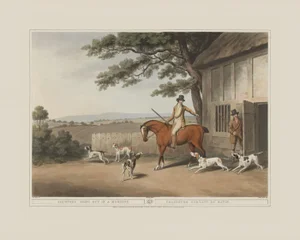 Shooters Going Out in the Morning- Giclee Print From British Field Sports