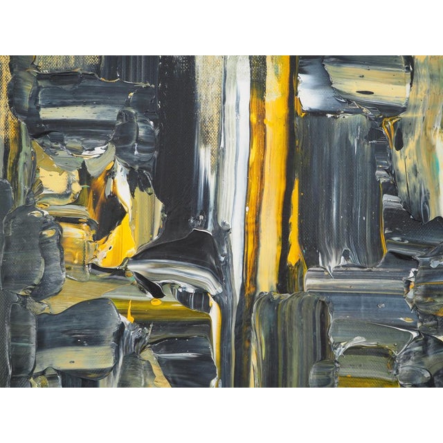 Bruno Cantais, Untitled, The City at Nightfall, Acrylic on Canvas For Sale - Image 4 of 8