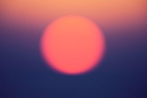 A Farewell to Day 2.1 by Tal Paz-Fridman | Photography of a blurred sunset over the horizon