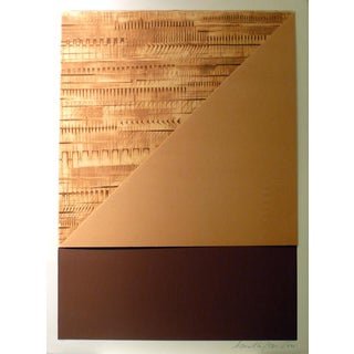 1974 Arnaldo Pomodoro Italian Folded Page Lithograph Print For Sale