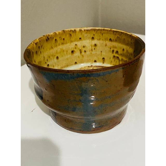 1980s Signed Studio Made Pottery Rubin 2 For Sale - Image 4 of 4