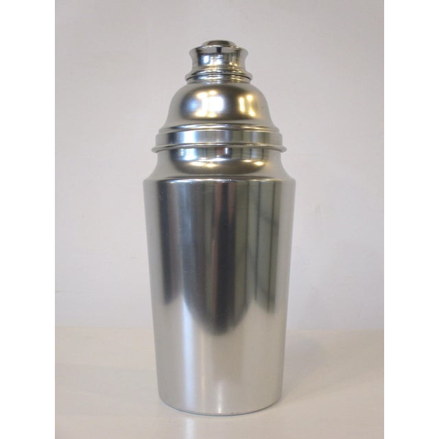 Hotel Styled Large Aluminum Cocktail Shaker For Sale - Image 11 of 11