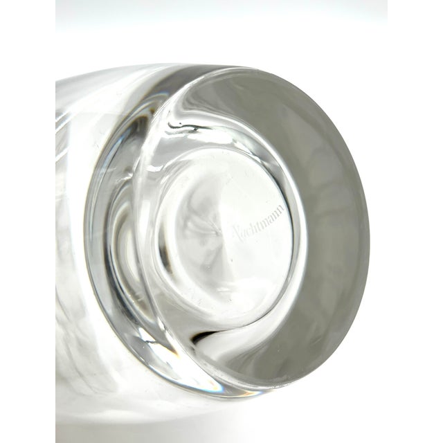 Large Frosted Lead Crystal Vase with Giraffes from Nachtmann, 1990s For Sale - Image 13 of 14