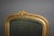 Louis XVI style mirror from the Napoleon III period in gilt stucco, original gilding, mercury mirror, circa 1880, in very...