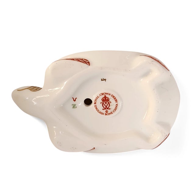 A beautiful collectible from **Royal Crown Derby**, this elegant **Imari Turtle Paperweight/Figurine** showcases the rich...