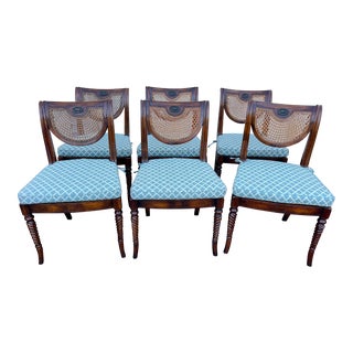 Theodore Alexander Original Regency Dining Side Chairs - Set of 6 For Sale