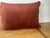 Brass Pair of Authentic Fortuny Textile Pillows With Velvet Backs For Sale - Image 8 of 8