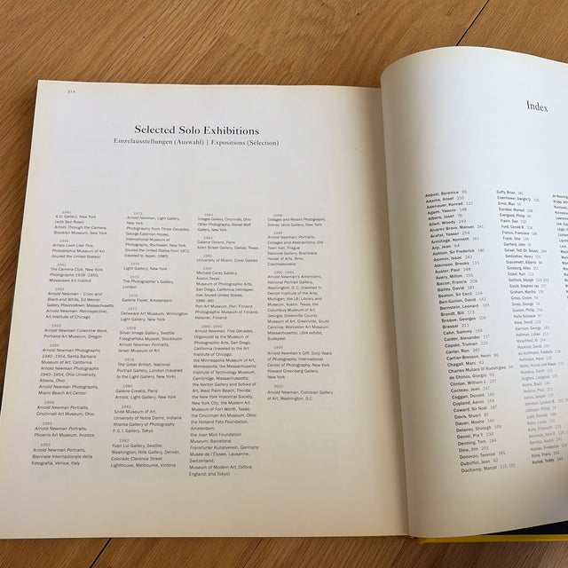 Arnold Newman: A Retrospective Photography Monograph – Taschen (1st Ed. C. 2000) For Sale - Image 12 of 12