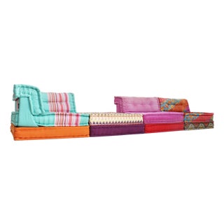 Mah Jong Sofa by Hans Hopfer and Kenzo Takada for Roche Bobois, 1970s, Set of 11 For Sale