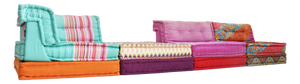 Mah Jong Sofa by Hans Hopfer and Kenzo Takada for Roche Bobois, 1970s, Set of 11