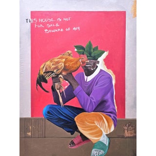 Barnabas Macaulay - Consecration, Acrylic on Canvas, 2025, Painting, Large, Surrealism For Sale