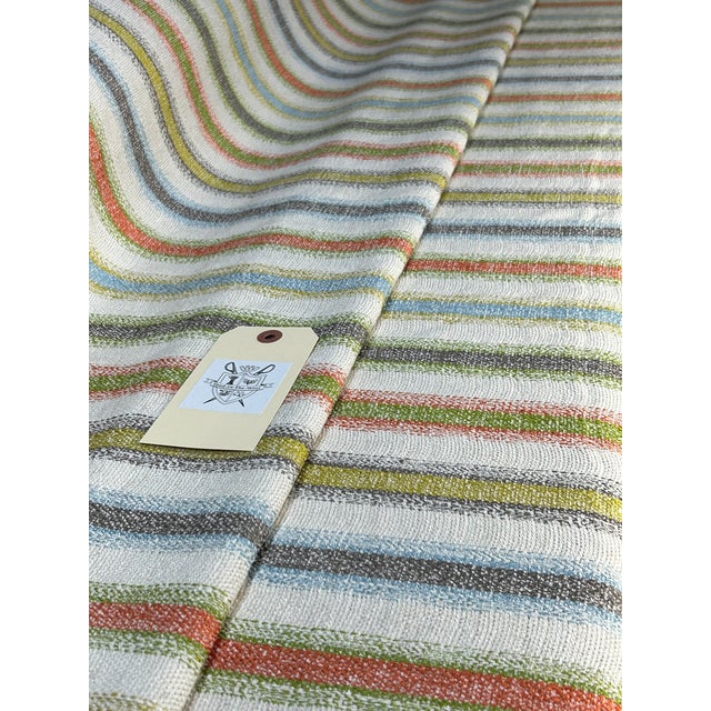 French Provincial Pierre Frey "Papou” Woven Stripe– 34.75 Yards For Sale - Image 3 of 4