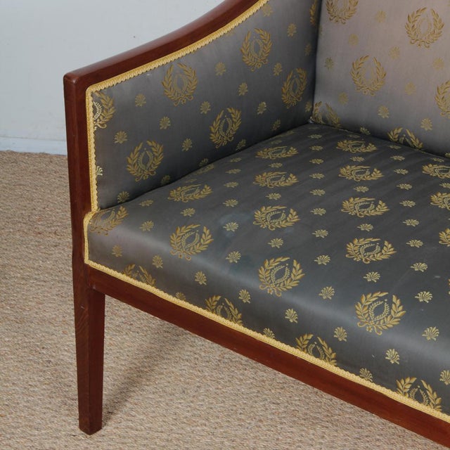 Bench in the style of Jean-Michel Frank, 1930s, in Good conditions. Designed 1920 to 1949