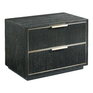 Irvine Bedside Chest in Black For Sale