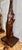 Mid-Century Modern Vintage Cypress Knee Folk Art From the Mid-20th Century Lamp on Wooden Base For Sale - Image 3 of 8