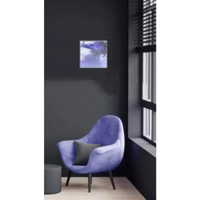 Trixie Pitts "Drift" by Trixie Pitts Small Abstract Expressionist Oil Painting For Sale - Image 4 of 11