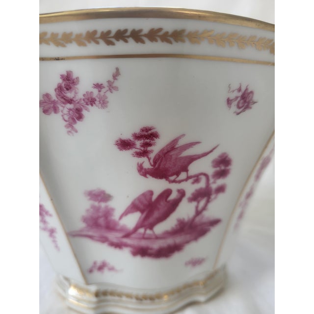 Sèvres-Style Vieux Paris Porcelain Cachepot by Camille Naudot, 1890s ...