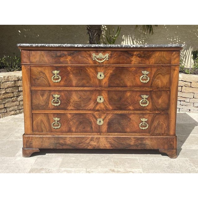 Restoration Walnut Chest of Drawers For Sale - Image 13 of 13
