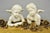 Vintage Italian Venetian Figural Cherub Putti Gold Gilt Resin Bookstand Lectern For Sale - Image 4 of 18