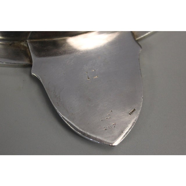 Silver Silver-Plated Metal Soup Tureen with Marine Anchor, 1950s For Sale - Image 8 of 9