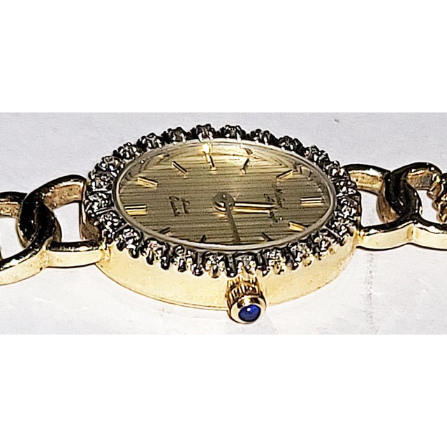 Traditional 1980s Michael Anthony® 14k & Diamond Ladies Watch For Sale - Image 3 of 14