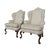 Fairfield Vintage Fairfield White Wing Back Chairs (Set of 2) For Sale - Image 4 of 16