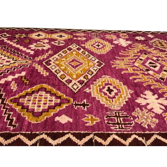 Fine Hand Knotted Moroccan Rug For Sale - Image 9 of 12