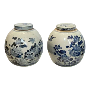 20th Century Pair of Large Chinese Celadon Lidded Vases