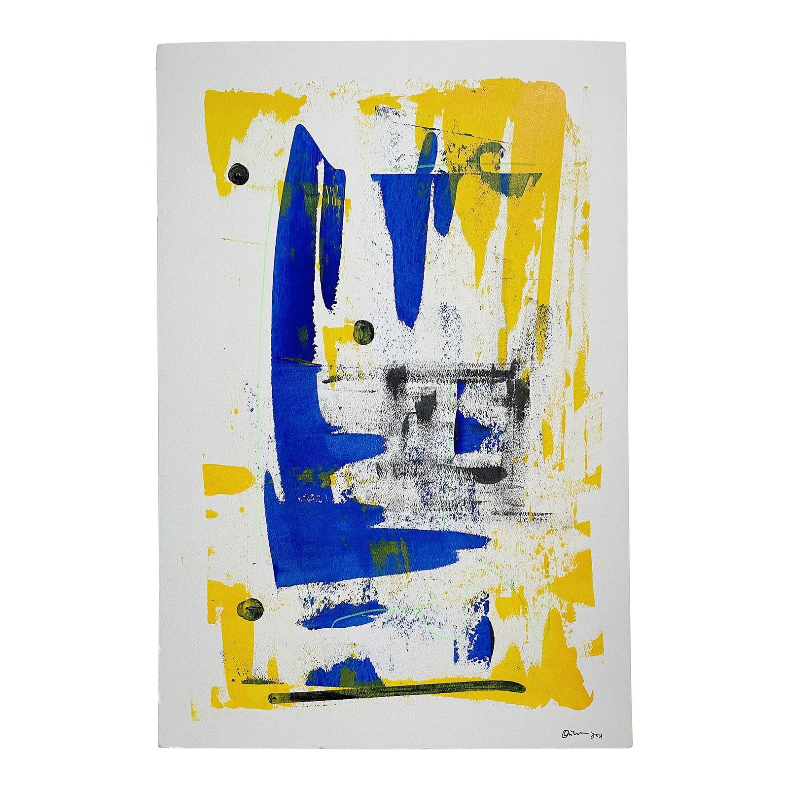 Modern “Morning Routine” Abstract Painting by Gladys Tay | Chairish