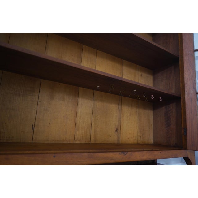 19th Century Antique Early 19th Century Walnut Stepback Cupboard For Sale - Image 5 of 18