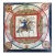 Scarf Silk Hermes Feux D’artifice Gavroche Soie 1999 For Sale