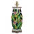 Green Mid-Century Chinese Export Style Porcelain Table Lamp in the Tobacco Leaf Pattern For Sale - Image 8 of 10