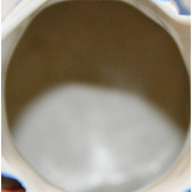Ceramic Blue and White Parian Ware Pitcher, Circa 1850 For Sale - Image 7 of 11