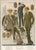Original vintage fashion advertising plate from The Royal Tailors, 'In 10,000 Cities.' Features Nos. 122–124, including an...