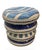 An impressive contemporary ceramic stool. Handcrafted in Italy, this substantial piece features a playful, "layered"...