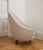 Federico Munari 1950s Italian Federico Munari Upholstered Curved Lounge Chair For Sale - Image 4 of 10