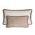 Couple Happy Pillow in Green and White Velvet with Fringes from Lo Decor, Set of 2 For Sale - Image 4 of 8