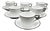 Argonauti Collection Luna Model Teacup by Richard Ginori for Vannozzi, 1990s, Set of 6 For Sale