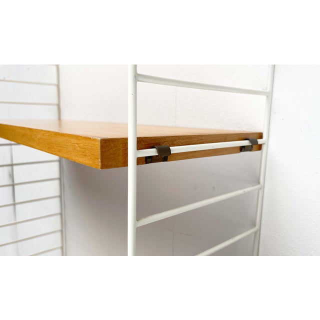 Mid-Century Modern White String Shelf from String Design Ab, Sweden, 1960s For Sale - Image 9 of 18