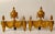 Pair 19th century French gilt bronze andirons, circa early 1800's - Exceptional quality chased gilt bronze andirons...