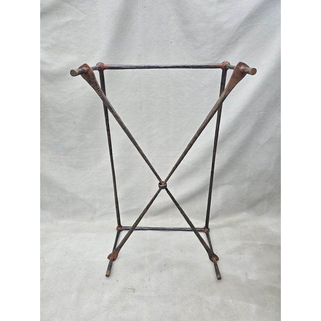 Late 20th Century Hammered Coffee Table in the Style of Giacometti For Sale - Image 13 of 13