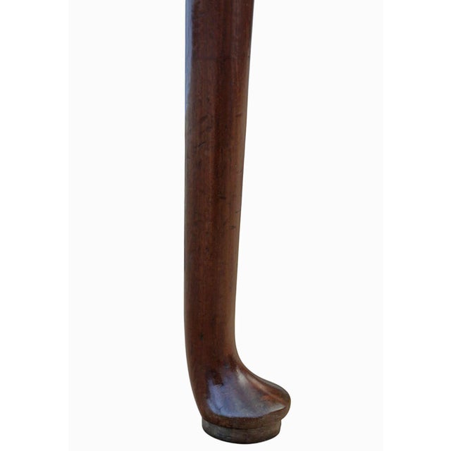 Brown Antique Georgian Mahogany Gateleg Drop-Leaf Dining Table, 1800s For Sale - Image 8 of 10