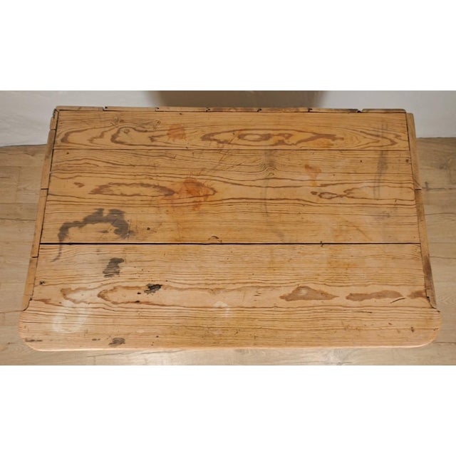 Brown Vintage Campaign Pine Chest of Drawers, 1960 For Sale - Image 8 of 18