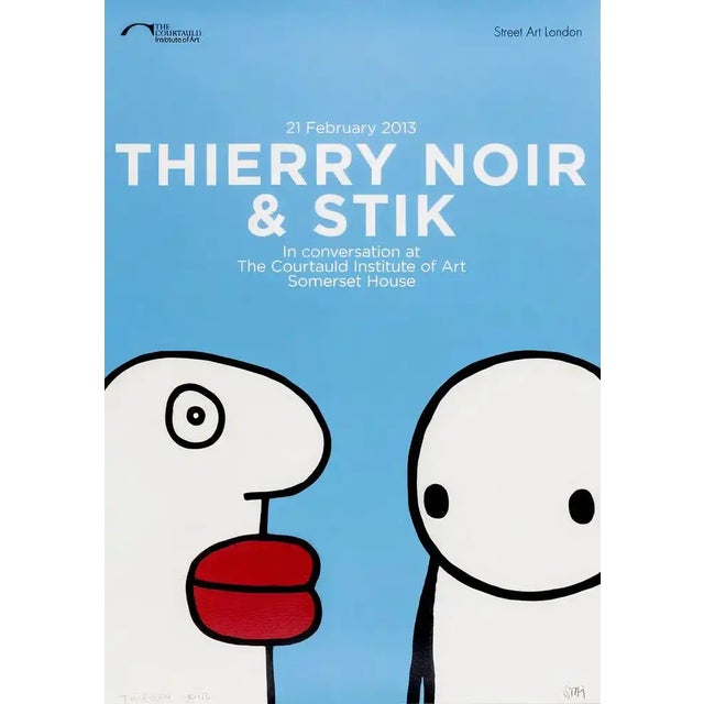 Stik x Thierry Noir, In Conversation, 2013 Lithograph print on paper 42 x 59 cm (16.53 x 23.22 in) Edition of 100 approx...