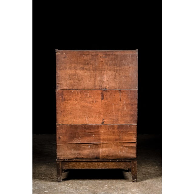 1920s Antique Japanned Copper 18 Drawer Apothecary For Sale In Chicago - Image 6 of 6