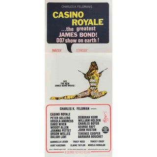 Australian Casino Royale Daybill Poster, 1967 For Sale