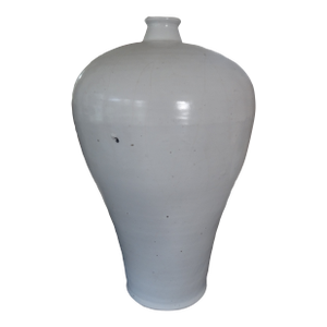 Monumental Blanc De Chine Chinese Meiping Vase